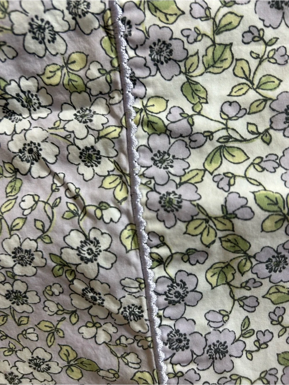 MARTHA STEWART COLLECTION EXCLUSIVELY FOR MACY’S QUEEN FLORAL FLAT COTTON SHEET